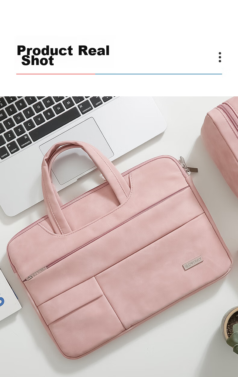 DiYiGongFang Laptop Bag for Women with Shock Protection, Suitable for Lenovo, Huawei, Apple Macbook Air 13/Pro 13-Inch, ASUS, HP, Dell Protective Case 6