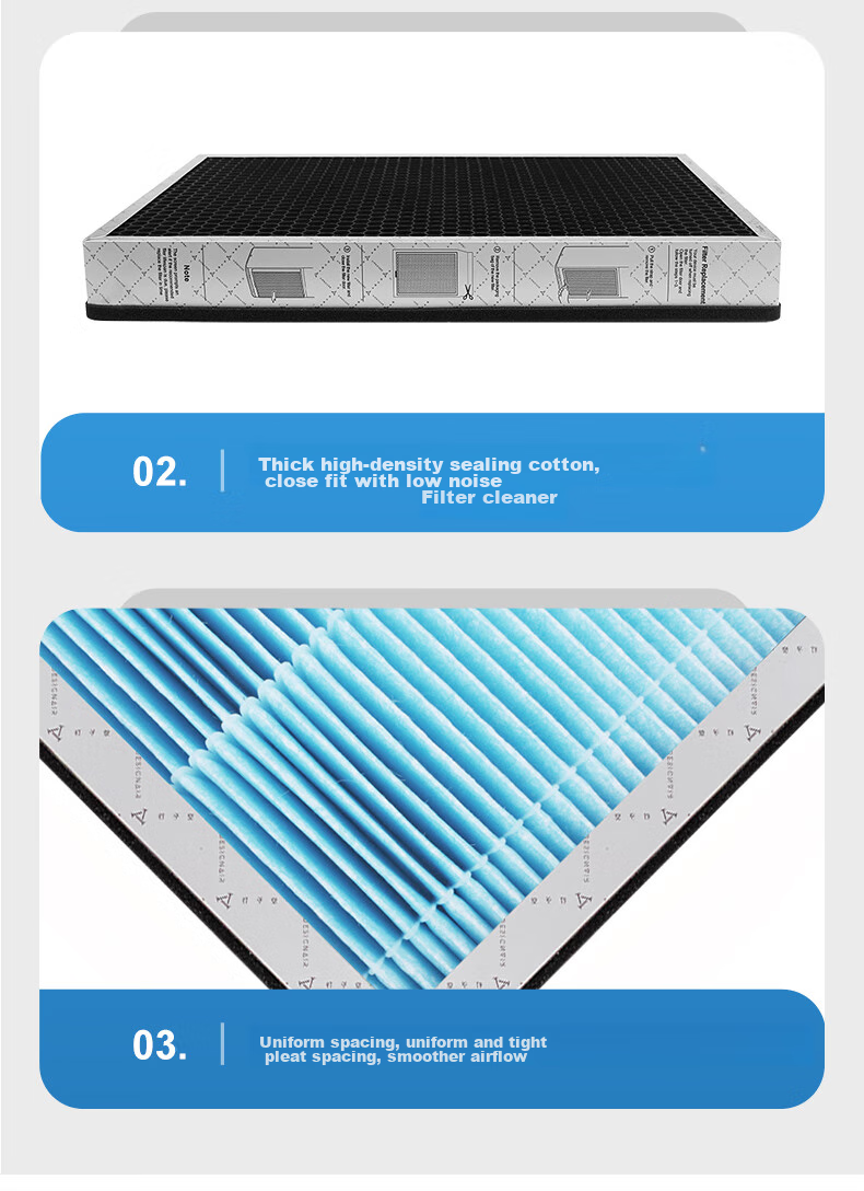 KISSAIR Compatible Filter Cartridge for Xiaomi (MI) Mijia Air Purifier MAX/4MAX/MAX Enhanced Version/AC-M21 AC-M5 PM2.5 Formaldehyde And Particulate Matter Removal 14
