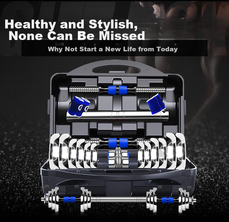 Chengyue Dumbbell And Barbell Set, 20kg Electroplated, Adjustable And Detachable Fitness Equipment for Men And Women, CY-167 17