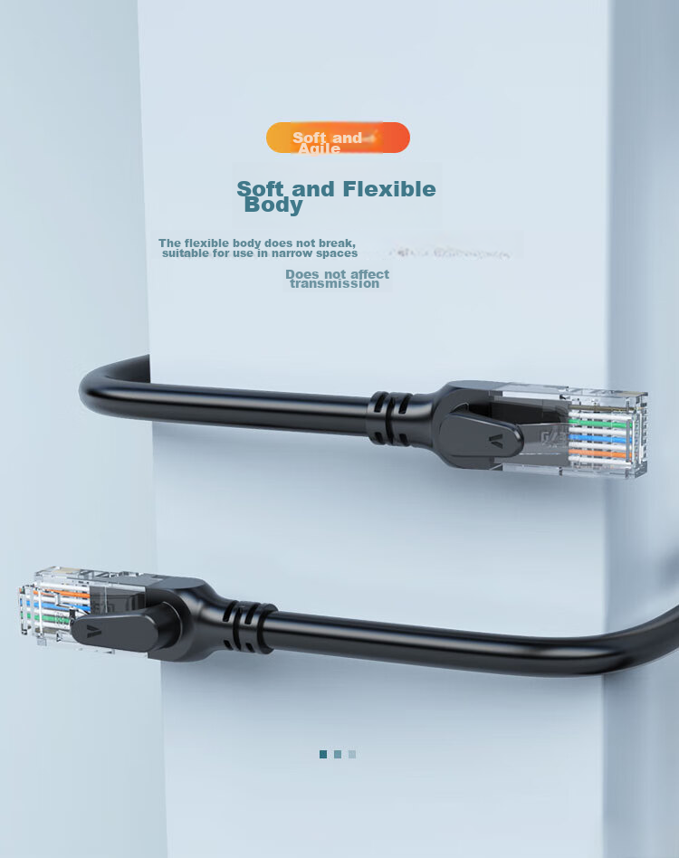 Shengwei Cat5e Ethernet Cable, 100Mbps Flame-Retardant Network Connection Cable, Cat5e Patch Cord, Computer Broadband Connection Cable, 5 Meters, WLC1005G 7