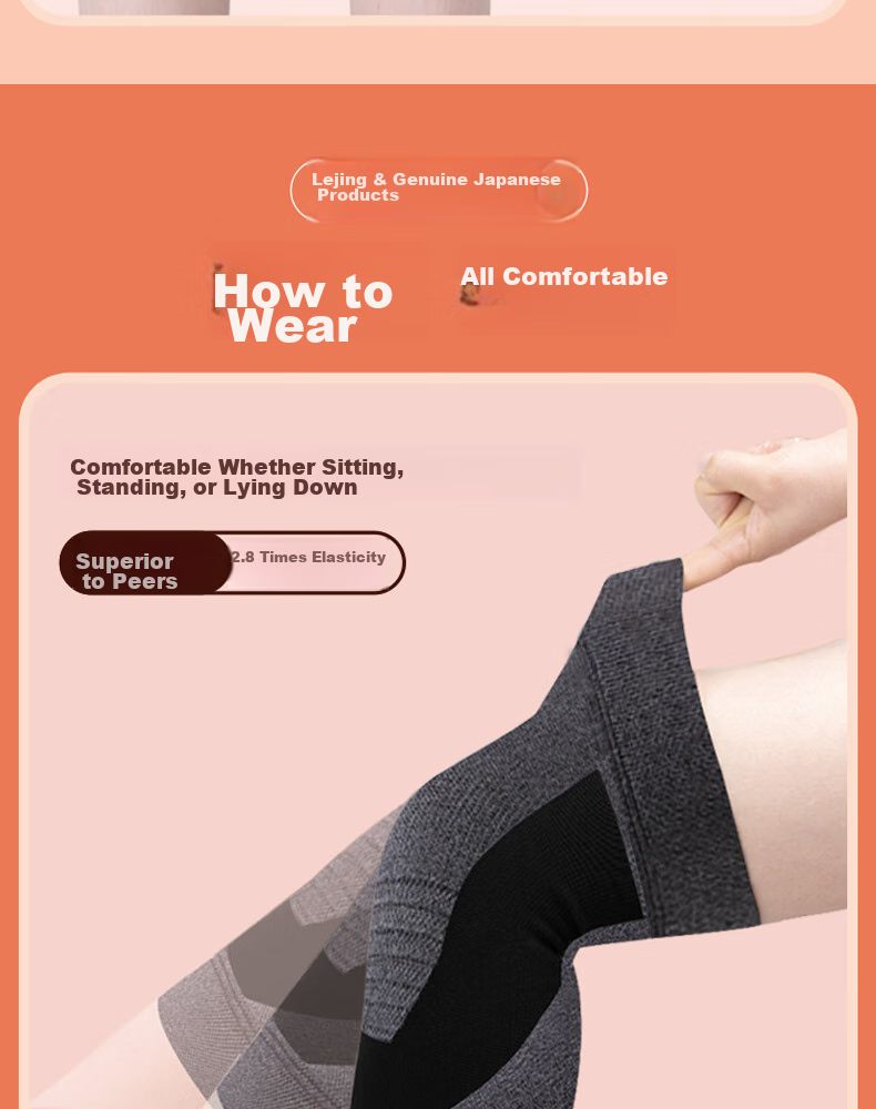 Lejing Japanese Graphene Knee Brace for Warmth And Heating, Suitable for Cold Legs, Arthritis, Synovitis, Elderly Men And Wome 11