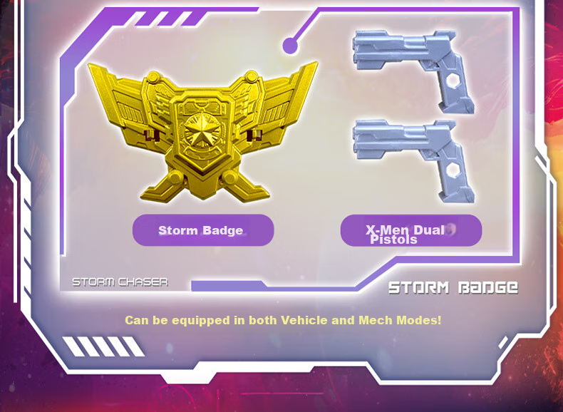 MinitegongduiX Storm Special Police Seven Super Battle Force Transforming Mecha Dual-Form Fule Zhanqi Toy, Gift for Young Boys 8