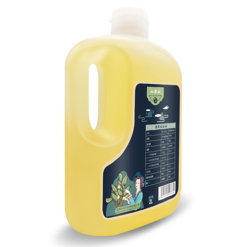 山茶山【保真山茶油】野生山茶籽油 2L家庭食用油 物理压榨一级月子油