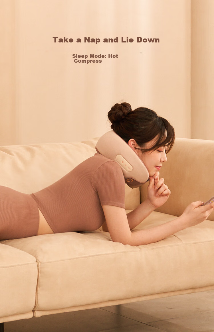 Breo Neck Massager, C2 Neck And Shoulder Massage Device, Pillow Ring U-Shaped Neck Pillow with Heat Therapy And Kneading Function, Birthday Gift for Mom, Wife, Boyfriend Or Girlfriend 13