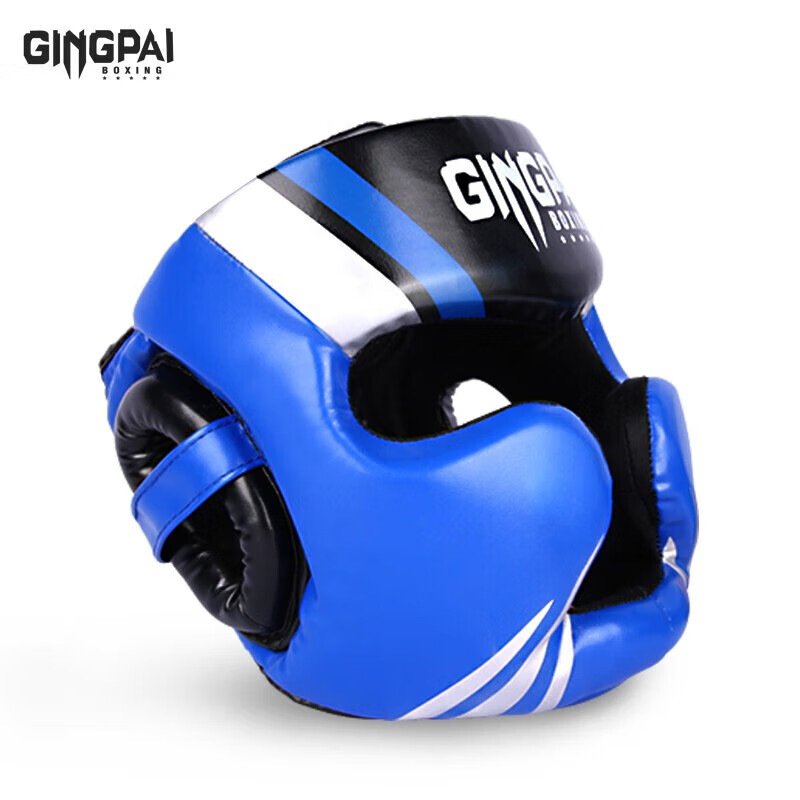 Jingpai Boxing Head Guard, Professional Fighting And Sanda Protective Gear, for Adults And Children, Boxing Monkey Face Helmet, Full Protection Headgear
