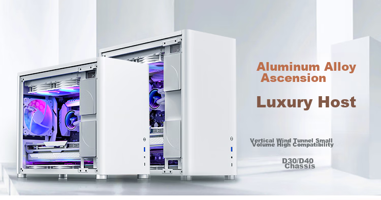 JONSBO C6 White MATX Case (Four MESH Panels / 3 Fan Positions / Front Type-C / ATX Power Supply / ≤75mm Radiator / 200-255mm Graphics Card) 1