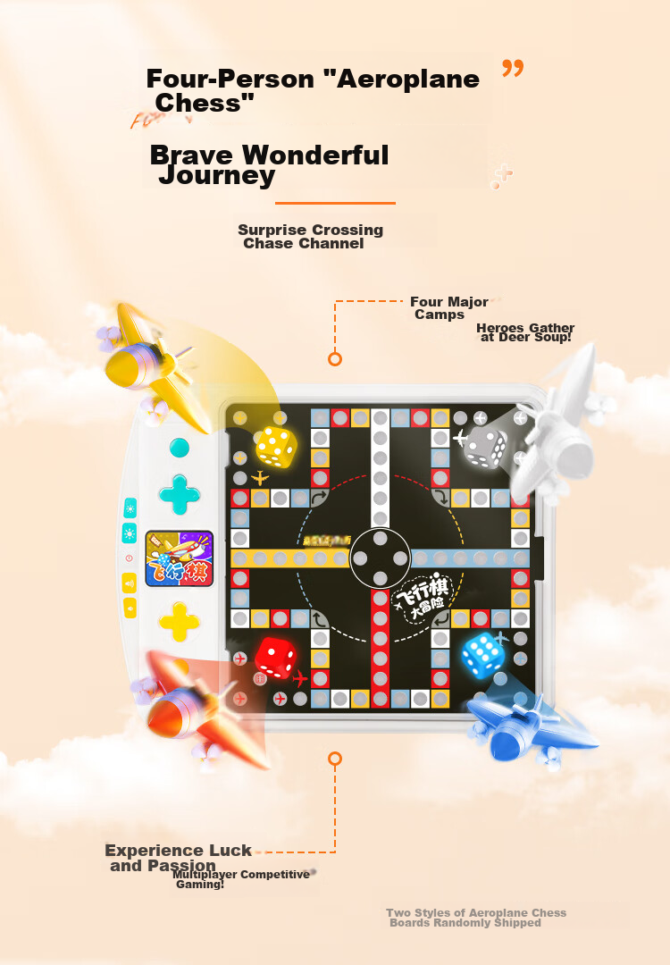 Chaoqidashi Multi-Functional 31+ N AI Intelligent Board Game Set Including Gomoku, Go, Ludo for Boys And Girls Birthday Gift Educational Toy 6
