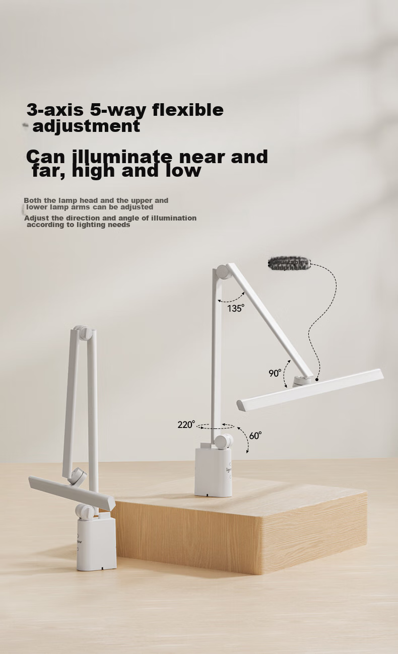 IGROW Sensor Desk Lamp for Primary School Students' Dormitory Study, Home Use, Plug-In Reading Light, Children's LED Eye Protection Lamp Chen Guang Pro 18