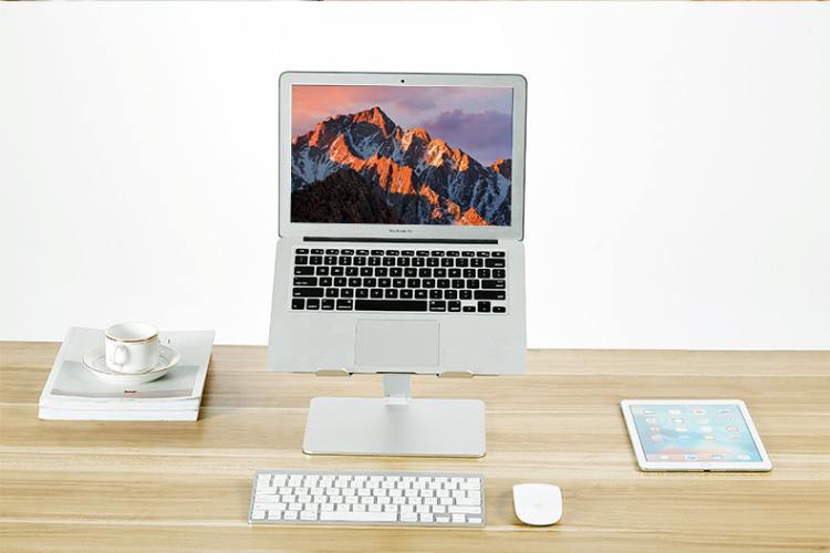 ECOLA Laptop Stand, Computer Desk, 360° Rotating Monitor Riser, Aluminum Alloy Heat Sink, Foldable Height Adjustable, for Huawei, Lenovo Legion, MacBook, Qingyun AT28PSV 8