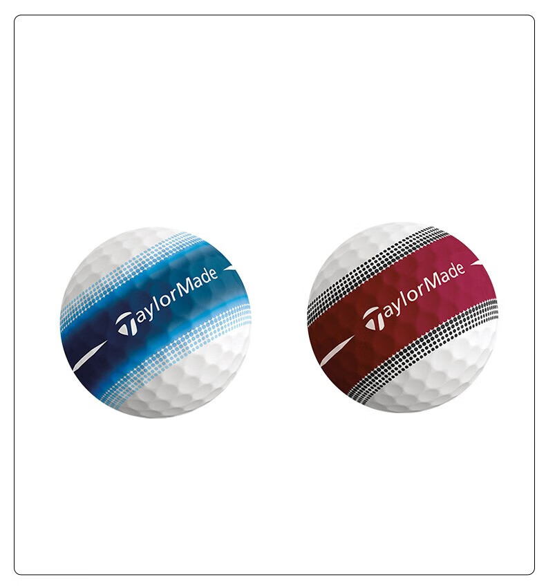 Taylormade Golf Three-Layer Balls, Long-Range, 2025 New Tour Response Blue Tire Balls, 12 Pieces 11