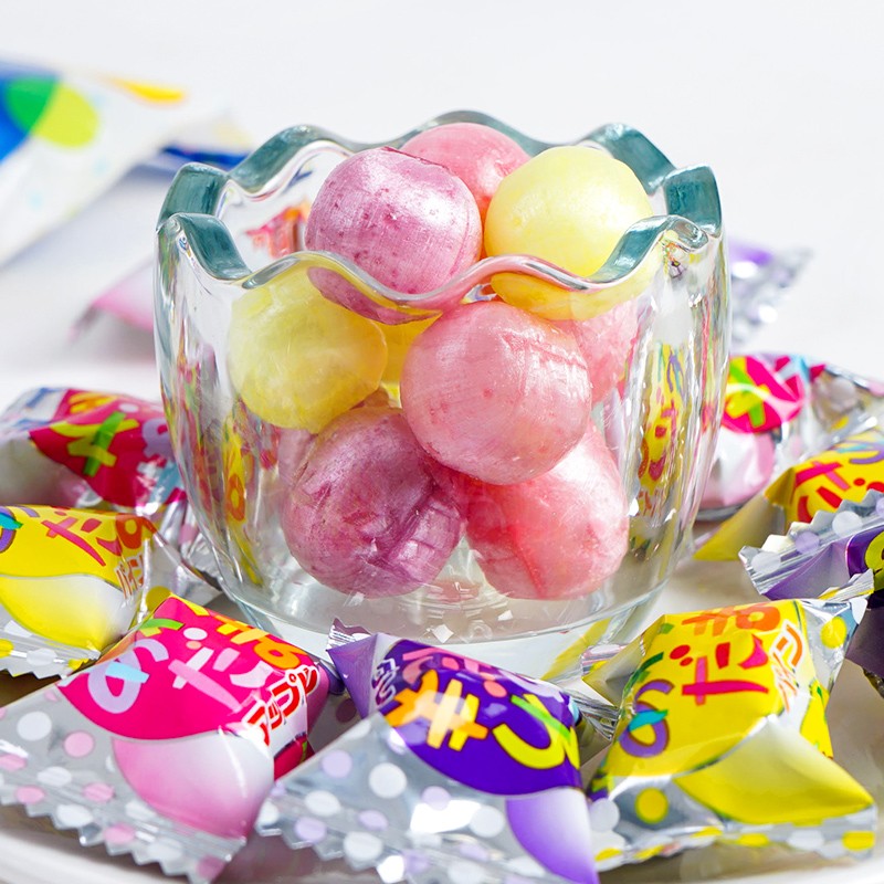 佩茵碳酸糖硬糖120g糖果日本进口气泡糖水果糖儿童休闲零食结婚喜糖