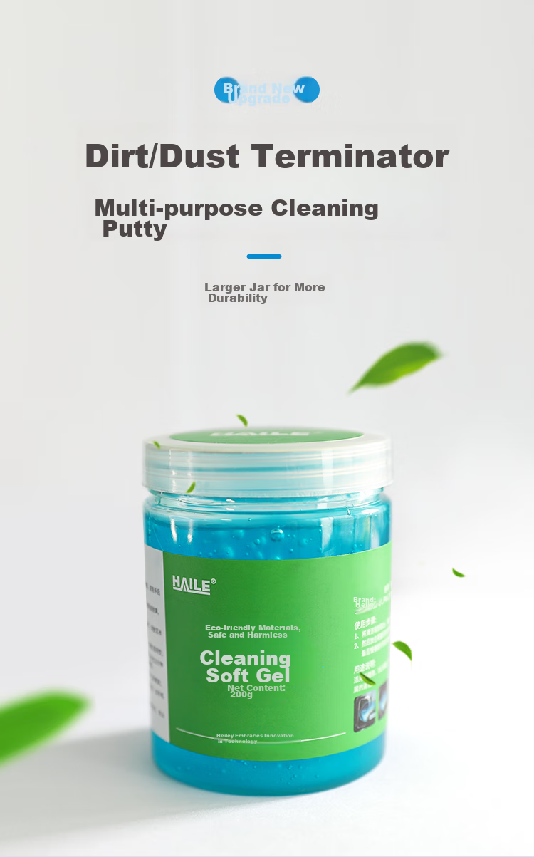 HAILE Keyboard Cleaning Putty, Soft Gel, Laptop Gap Dust Removal, Car Air Vent Cleaner, Rescuer Xiaoxin, Non-Stick, Extra-Large Jar, 200g AU-1 6