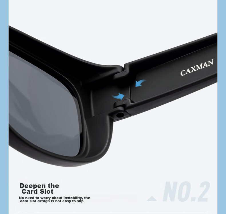 CAXMAN Sunglasses Clip-On Polarized Lenses for Men And Women, Nearsighted Driving Glasses 14
