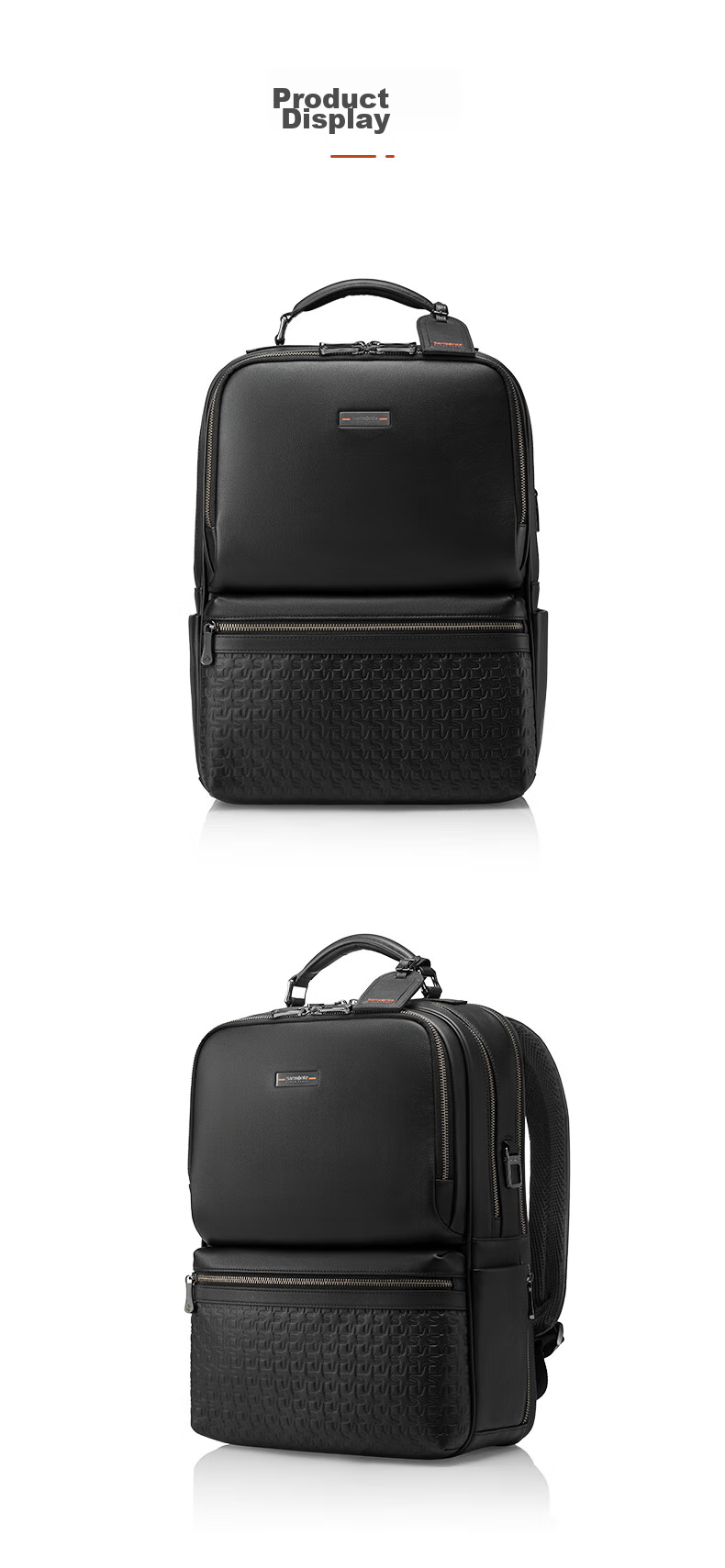 Xinxiuli Men's Backpack, 15.6-Inch Laptop Bag, Business High-End Cowhide Leather Large Capacity Schoolbag, Birthday Gift, NQ8 8