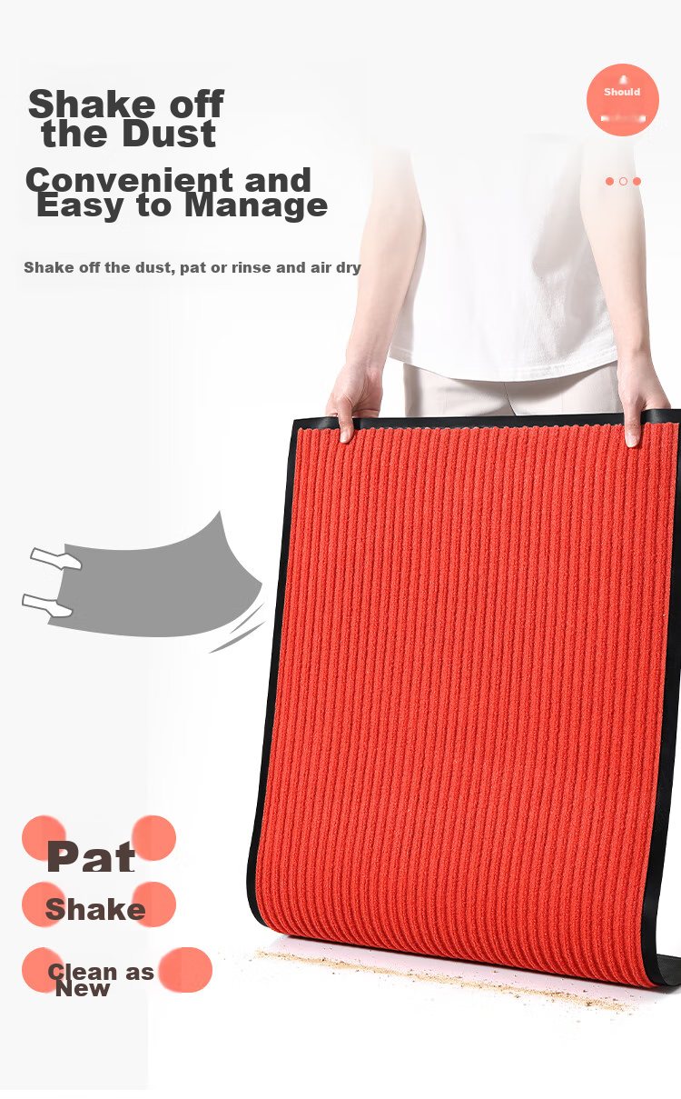 Dajiang Entrance Door Mat, Front Door Foot Mat, Housewarming Red Carpet, High-End Outdoor Doormat, 120x180cm 8