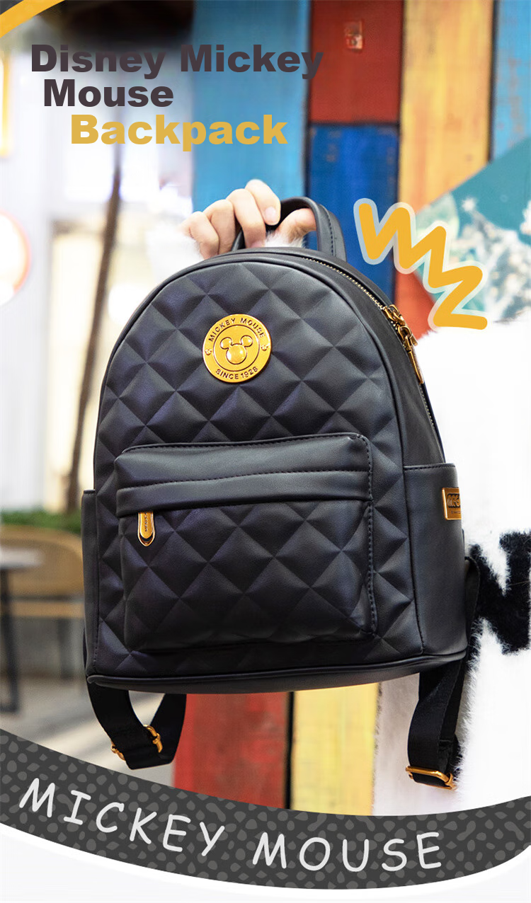 Disney Mickey Mouse Backpack for Women, Fashionable Teenage Girl Backpack, Birthday Gift Box Set for Girls 6