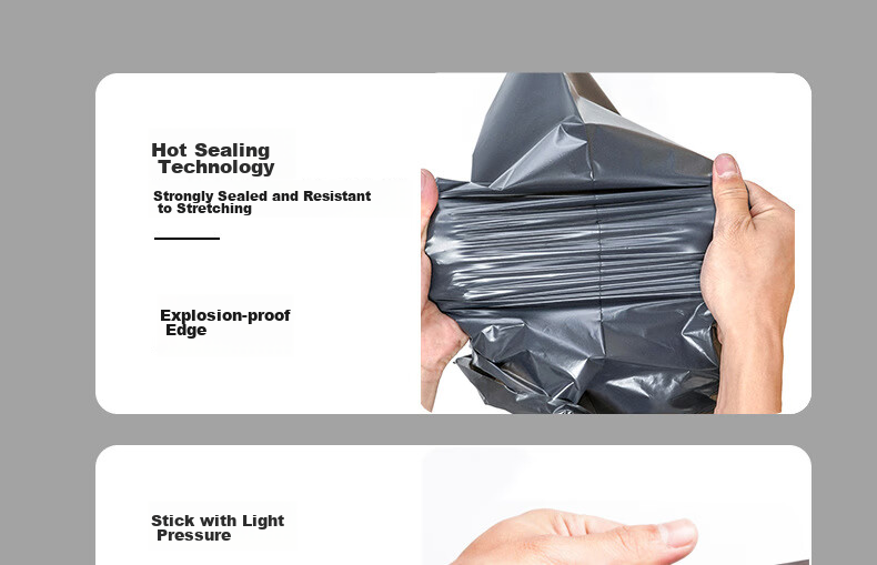 Zhugu Express Packaging Bags, Thickened Shipping Bags, Durable Waterproof Self-Sealing Bags, Black 38*52 (100 Pieces) 7