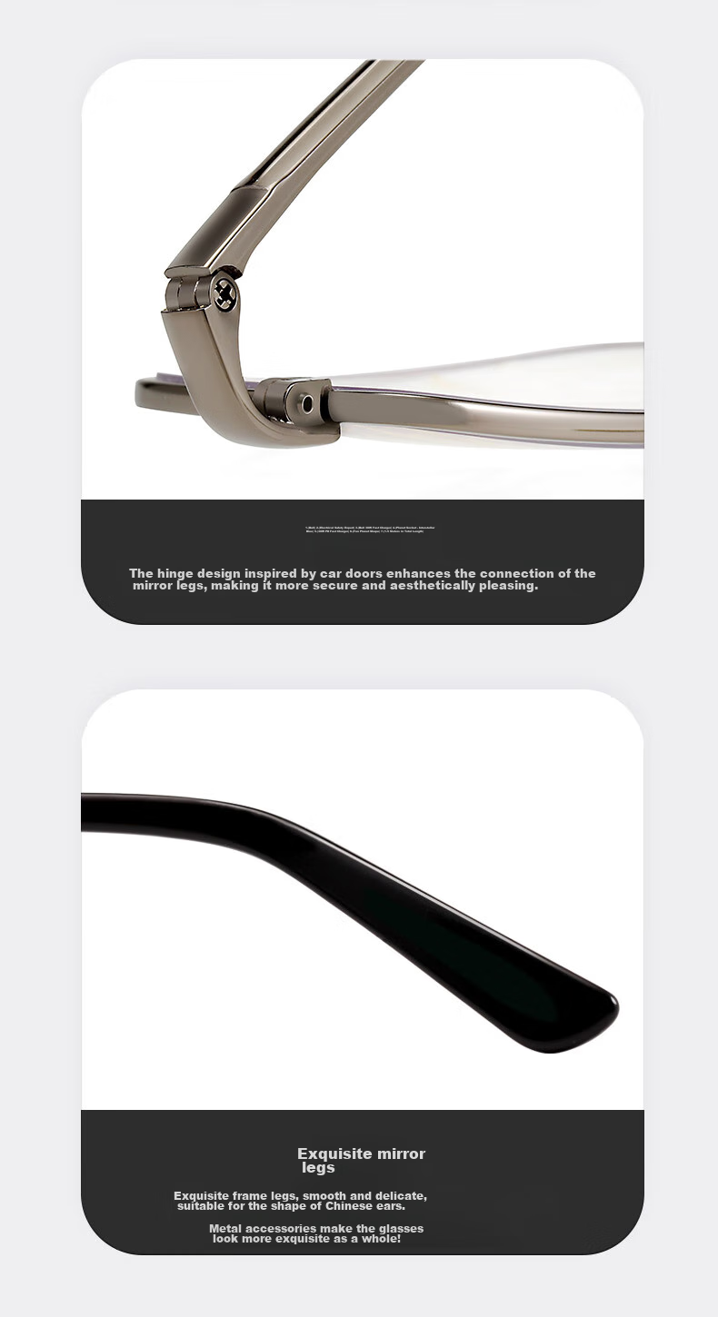 LESCA LUNETIER Reading Glasses for Men, Anti-Blue Light High-Quality Brand Genuine Women's Reading Glasses, High-Definition Foldable Bifocal Glasses for Elderly 12