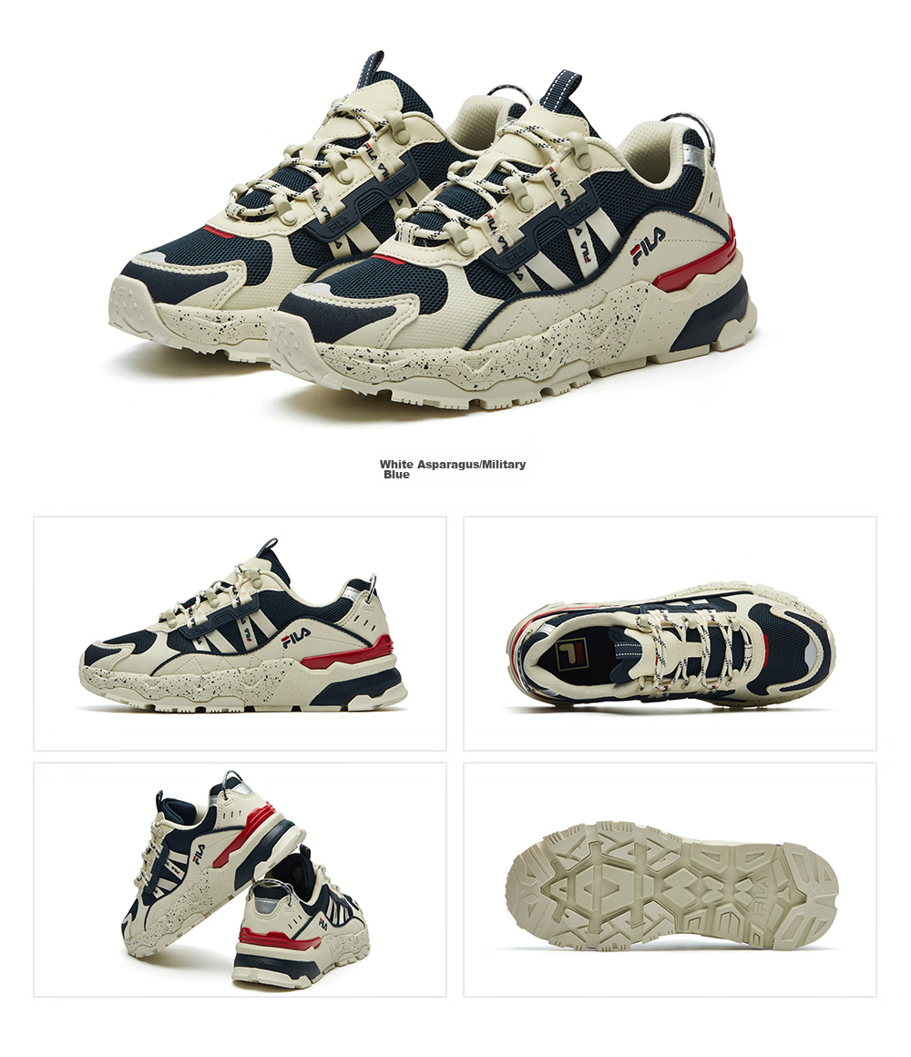 FILA Official Women's Casual Dad Sneakers Spring Summer Cushioned Breathable Running Sports Shoes 12