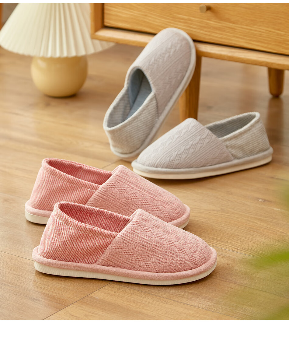GUOLUOFEI Postpartum Shoes, Maternity Heel Covers, Spring And Summer Confinement Shoes for Women, Summer Cotton Slippers for Pregnant Women, Pink, Size 36-37 10