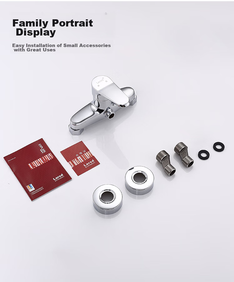 Larsd Shower Mixing Valve, Shower Faucet, Mixer Valve, Copper Body, Bathroom Hot And Cold Shower Switch, LD5203 12
