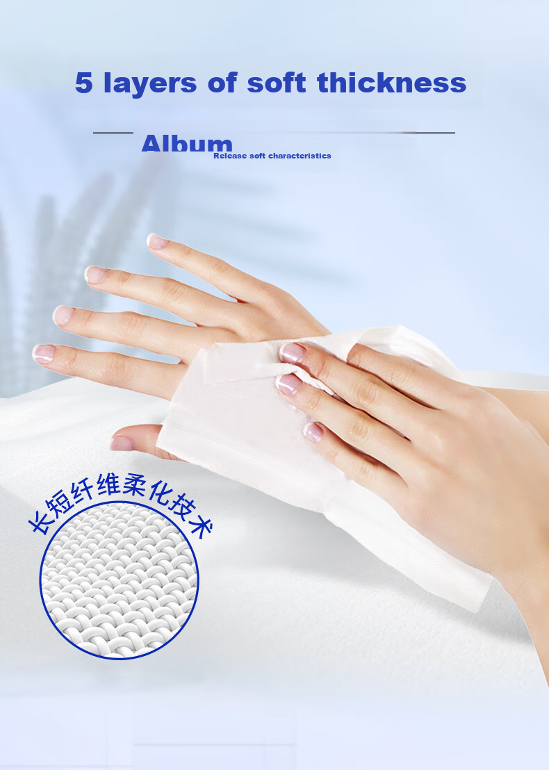 Qingfeng Core Roll Toilet Paper, 3-Ply, 240 Sheets*10 Rolls, Virgin Wood Pulp, for Hotels And Inns, B22AT3BN 5