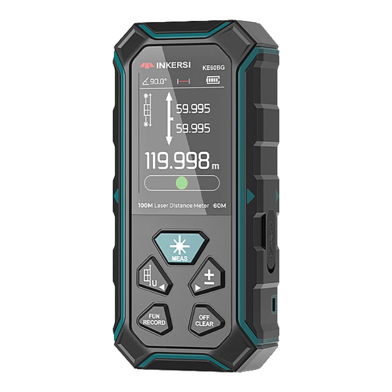 SNDWAY Yingsikes Two-Way Laser Distance Meter High-Precision Electronic Ruler with Magnetic Green Light KE60BG