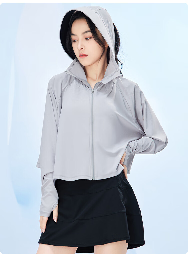 JIUMU Lightweight Women's Shawl Summer Air-Conditioned Room Office Outerwear UV Protection Sun Protection Shirt 12