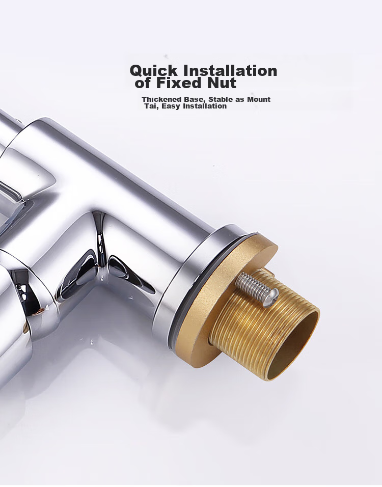 Larsd Kitchen Faucet, Hot And Cold Vegetable Washing Sink Faucet, Copper Body Rotatable Dishwashing Basin Tap F025 13