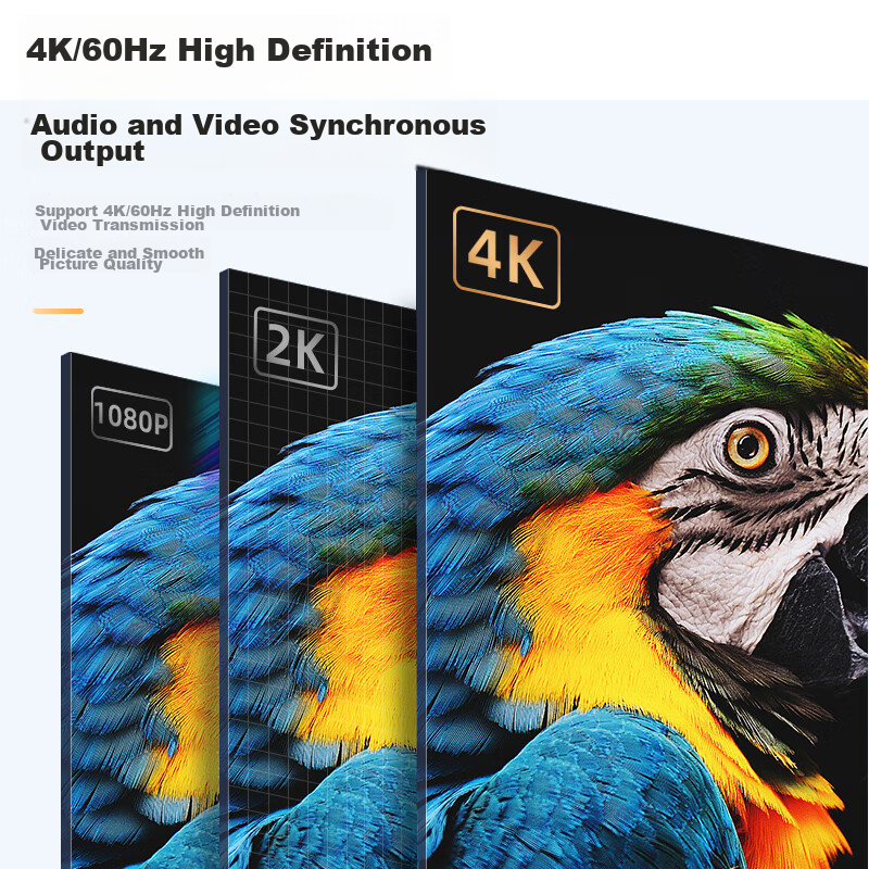 Кабель-адаптер BIAZE Type-C на HDMI, 1.8 м, 4K@60Hz