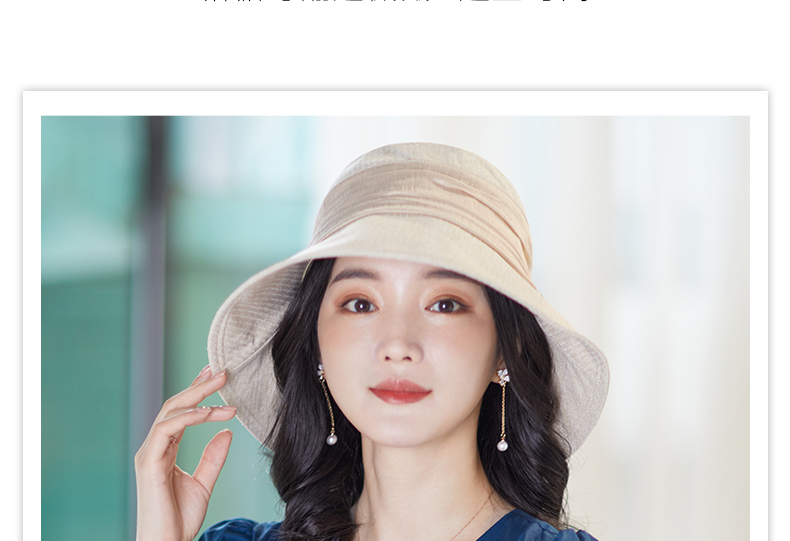 677888 Women's Summer Sun Hat Japanese Style Fisherman Hat Large Brim Sun Protection Cap 20