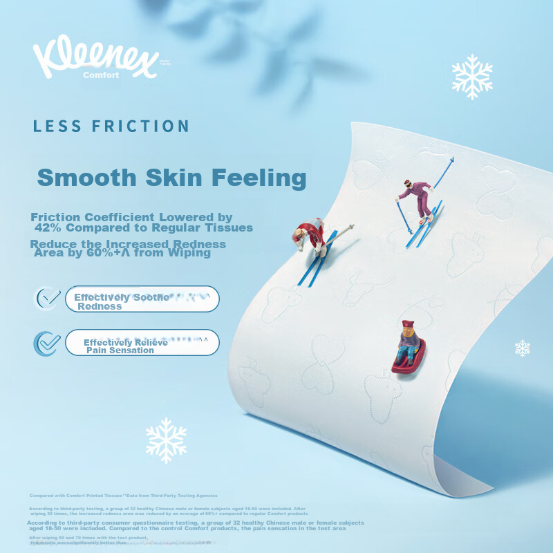 舒洁（Kleenex）抽纸牛乳纸6层80抽*5包纸巾乳霜纸婴儿保湿纸巾卫生纸云柔巾