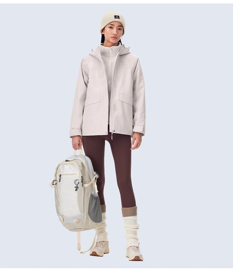 CAMEL Outdoor Jacket, Classic Workwear ICON Three-In Fleece Inner Liner, Mountaineering Suit, M Size 5