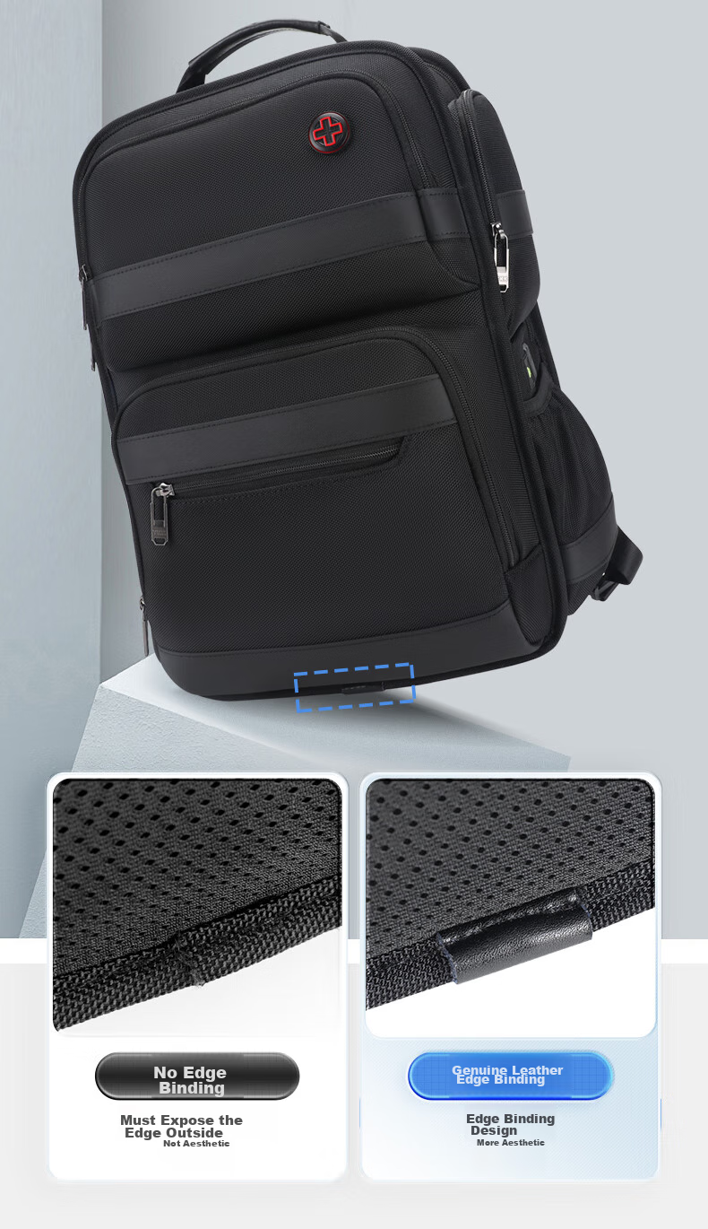CROSSGEAR Cross Medal Weight Reduction Master Business Backpack for Men, 16-Inch Laptop Backpack, Large Capacity Travel Bag for Business Trips 16