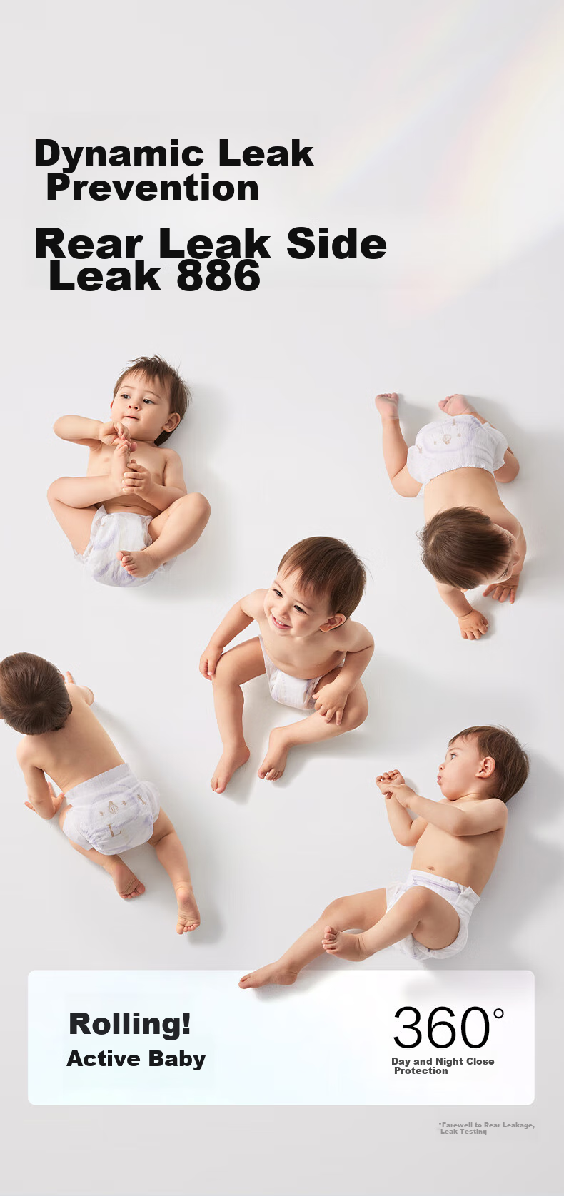 Babycare Royal Pro Ultra-Thin Breathable Diapers, Size L, 3 Trial Pack (9-14kg), Baby Diapers 16