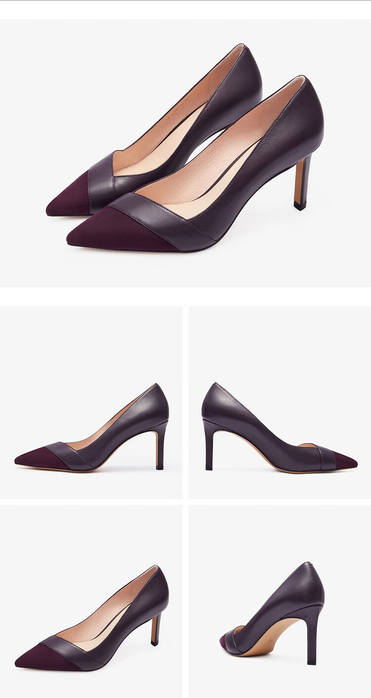 Le Saunda Spring/Summer 2026 New Commuter Elegant Pointed Toe Solid Color High Heels Women's Pumps 74002, Black BKL, Size 38 8