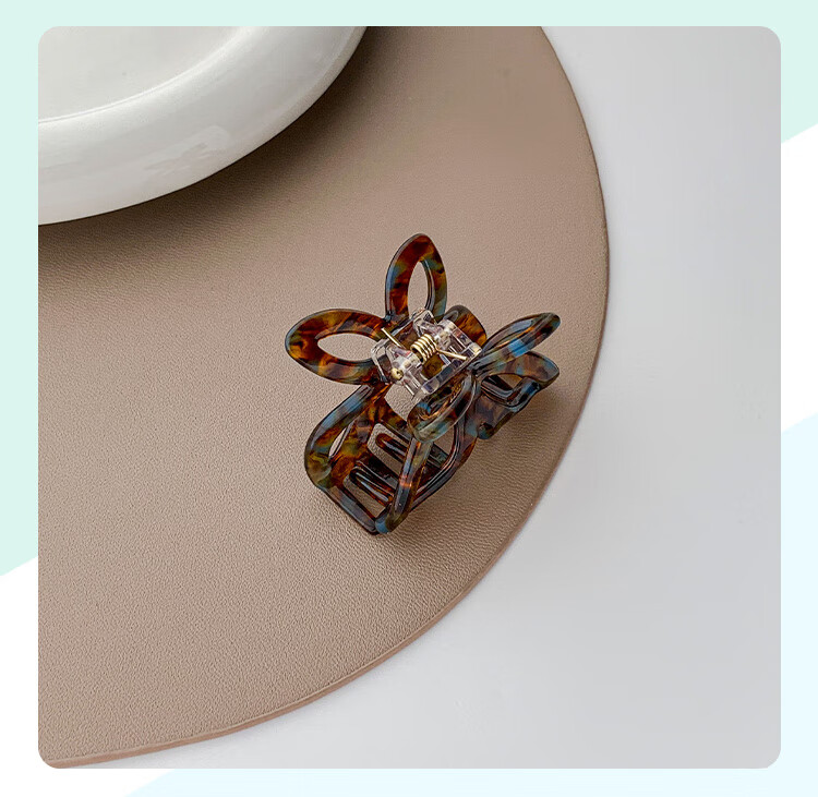 CHIMERA 2 Small Size Shawl Hair Claw Clips, French Half-Updo Back of Head Hair Clips, Bangs Clips, Hair Accessories for Women, Mid-Autumn Festival Gift 5