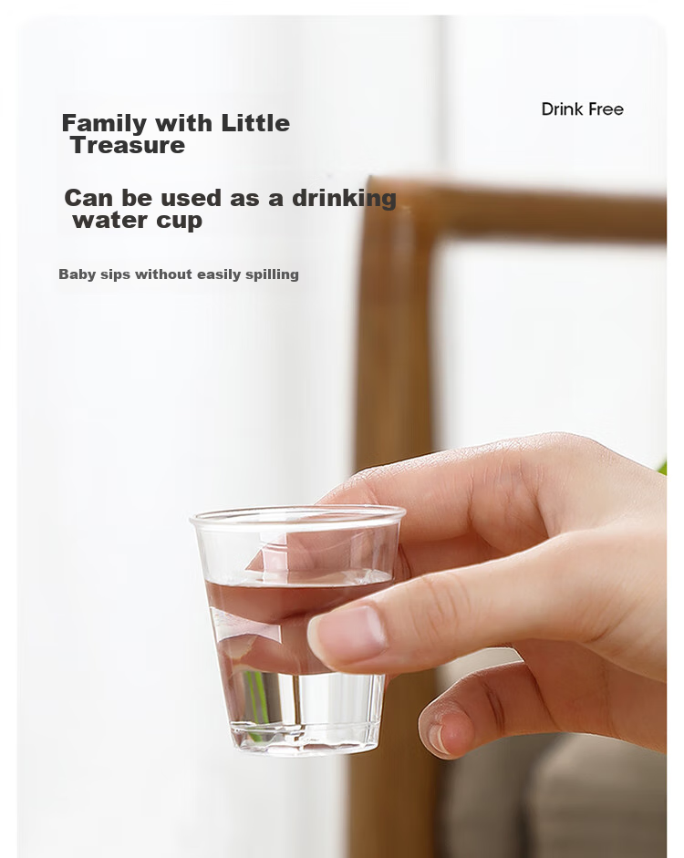 MARYYA Disposable Cups, Aviation Cups, 50ml*100 Pieces, Food-Grade, for Tasting Liquor, Small Plastic Cups, Tea Cups 8