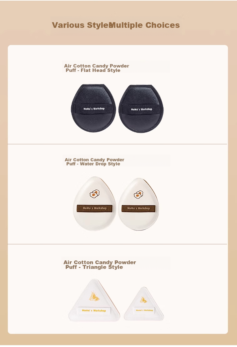 Maojiji Momo's Workshop Cotton Candy Cheese Air Powder Puff, White Water Drop Makeup, Smooth And Even, for Women's Day 5