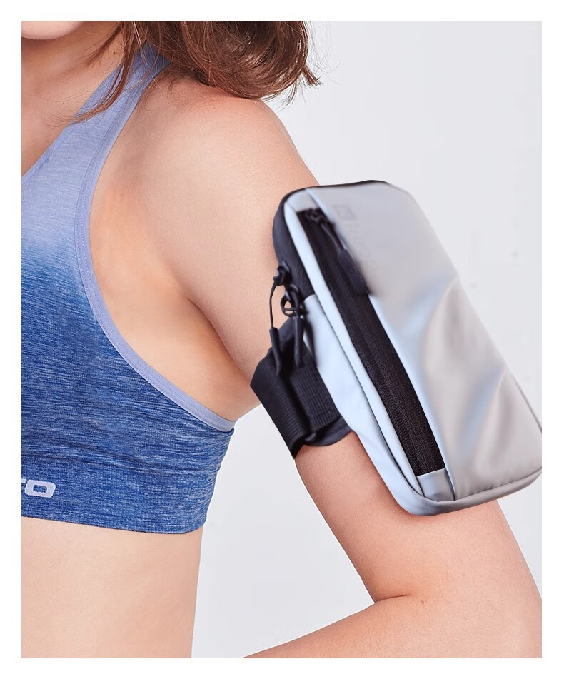 Keep Running Armband Phone Holder for Men And Women, Sports Arm Sleeve, Fitness Cycling Equipment, Water-Resistant Large Capacity Universal Arm Pouch 12