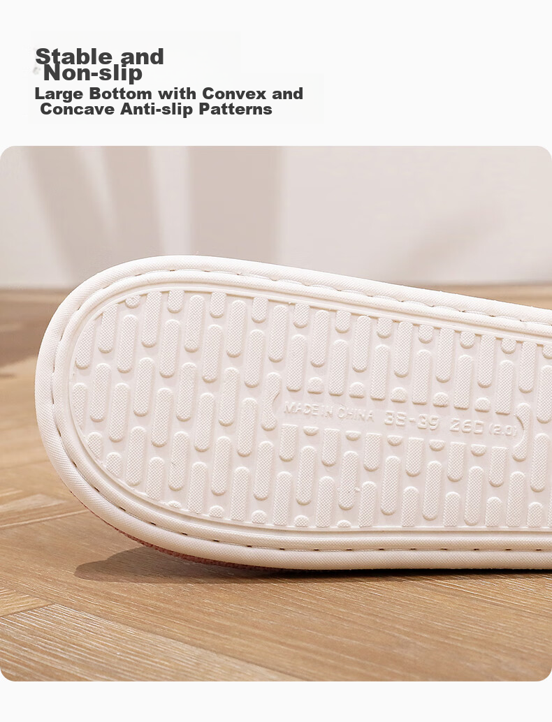GUOLUOFEI Home Slippers for Men, Summer Indoor Cloth Linen Couple's All-Season Spring Autumn Floor Slippers, Gray-Green, Size 44-45 5