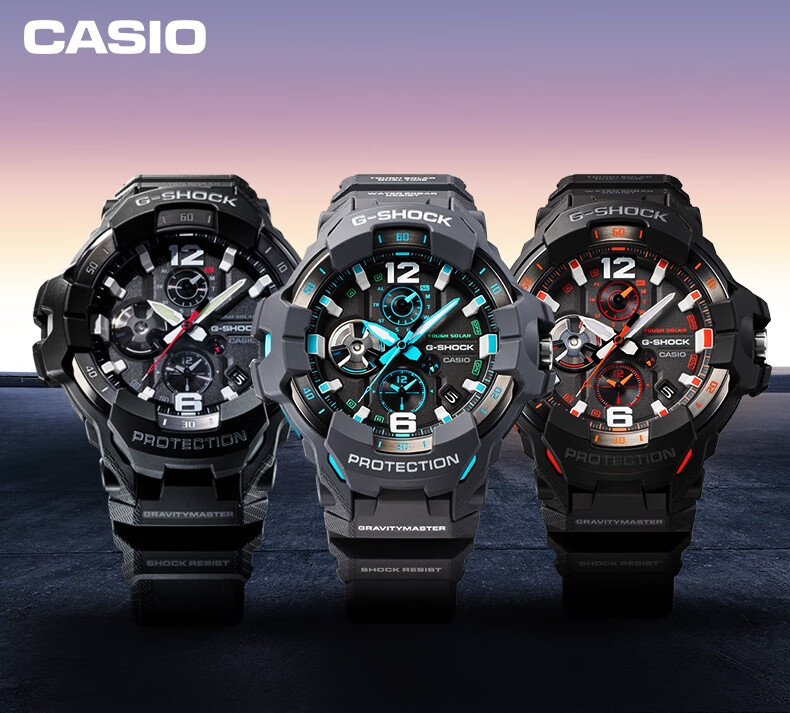 Casio Watch, G-SHOCK Aviation Series Shockproof And Water-Resistant Sports Watch, Gift for Boyfriend, GR-B300 1