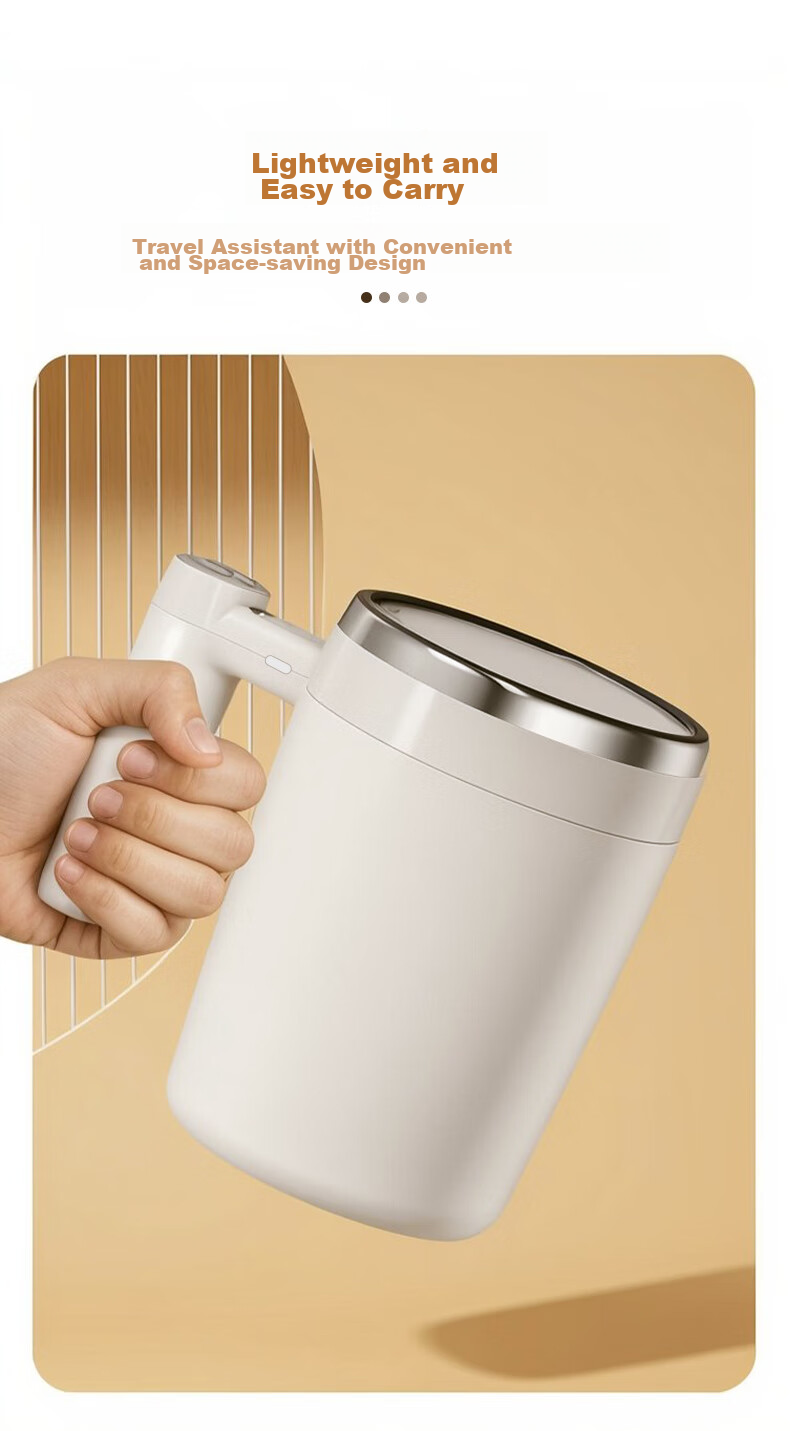CLITON Electric Stirring Cup Automatic Rechargeable Coffee Mug Magnetic Rotating Mixer Soy Milk Powder Shaker Lazy Water Cup 9