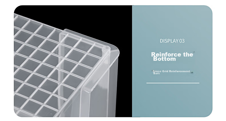 JEKO&JEKO Special Storage Box, Transparent Toy Clothes Organizer, Moving Packing Box, 65L, Set of 3 13