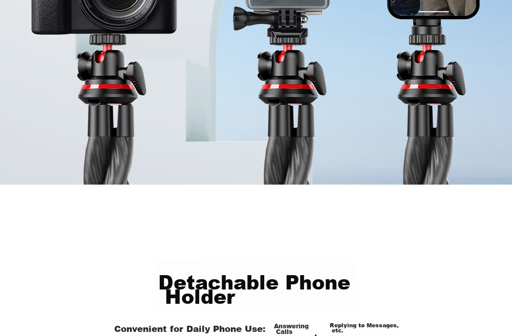 SelfieShow Action Camera Neck Strap Compatible with DJI OsmoAction4/G0Pro12/11 Pocket3/4P, First-Person Perspective Shooting, Cycling Mount, Rotatable 12