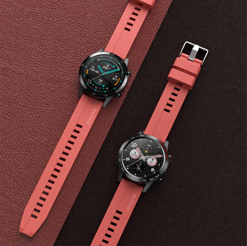 CHENSONG Compatible with Huawei Watch Straps for GT6/GT5/GT4/GT3/Watch5/4/3, Universal Pro Series, Unisex Sports Silicone Wristband 7
