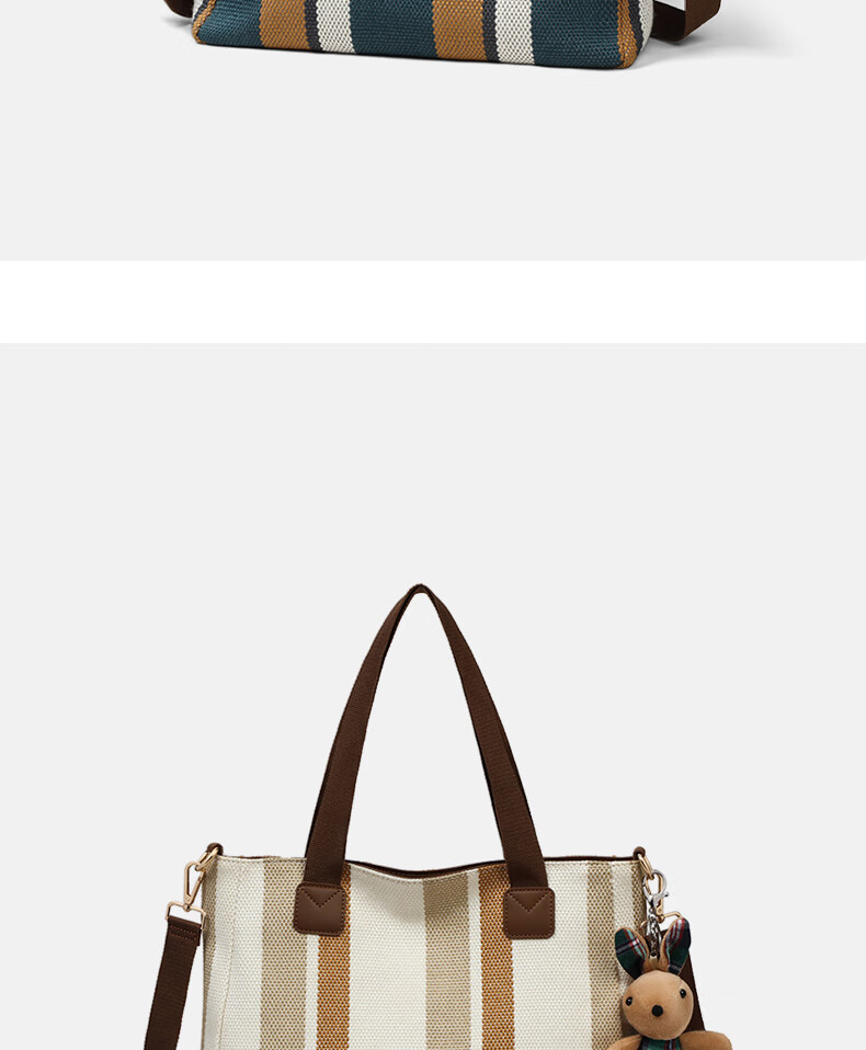 Aiqinghai Canvas Handbag, Women's Tote Bag, Large Capacity Shoulder And Handheld Bag, Practical Birthday And Mother's Day Gift for Mom 18