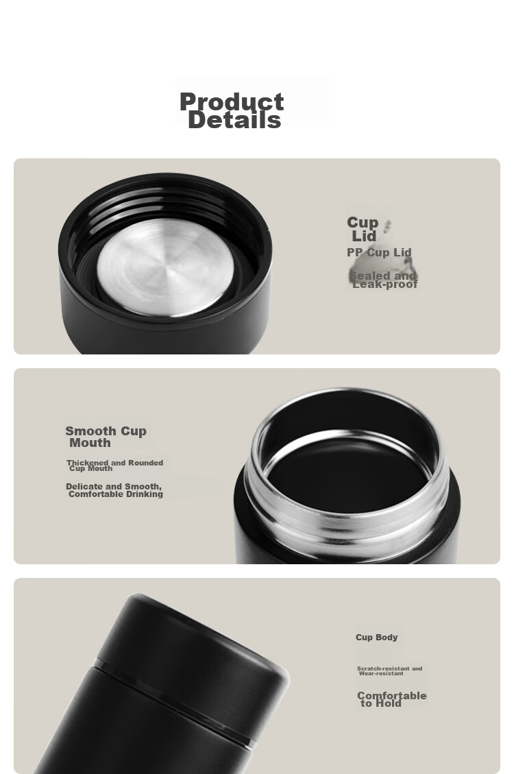 JD Original Insulated Cup, Portable Thermos for Hot And Cold Drinks, 304 Stainless Steel Cup for Male And Female Students, 400ml 13