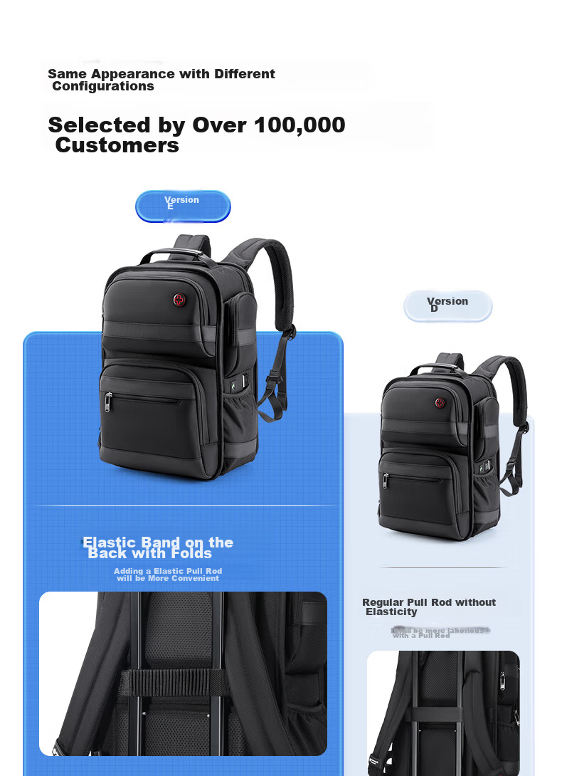 CROSSGEAR Cross Medal Weight Reduction Master Business Backpack for Men, 16-Inch Laptop Backpack, Large Capacity Travel Bag for Business Trips 5