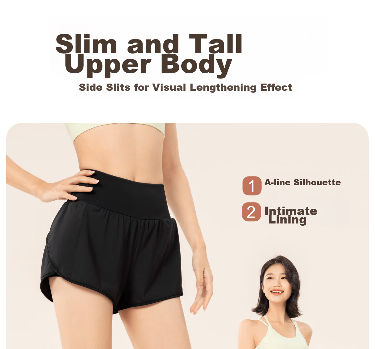 361° Sports Fitness Yoga Shorts, Summer Thin Style, Anti-Exposure, Fake Two-Piece Design, Running Sports Outer Wear, Breathable Shorts 10